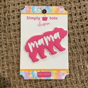 Simply tote charm